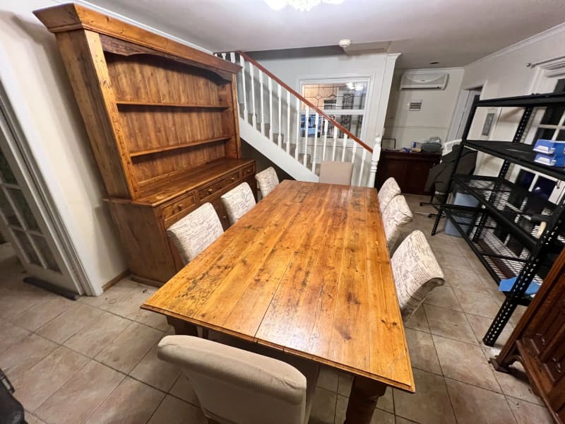 Large 8 Seat Dining Table And Matching Sideboard | Dining Tables | Gumtree  Australia Hepburn Area - Yandoit | 1316103129