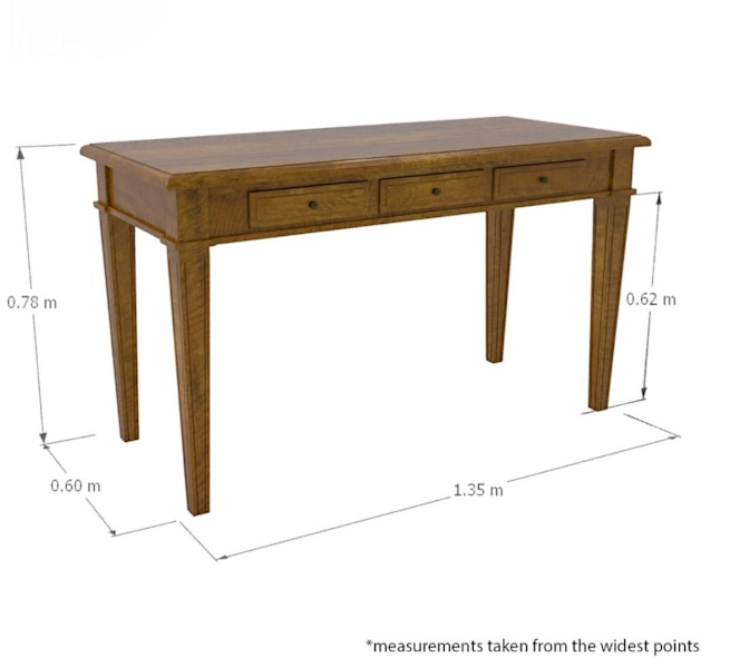 Shack Furniture - Brittany solid timber desk62863380814978113