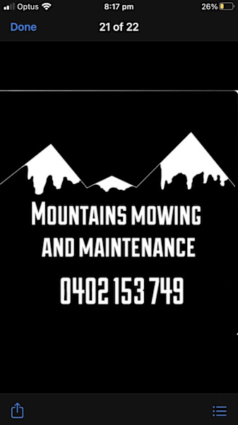 Mountains mowing & maintenance62863392462722110