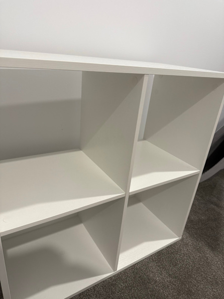 4 cube bookshelf - white 62863377892481114