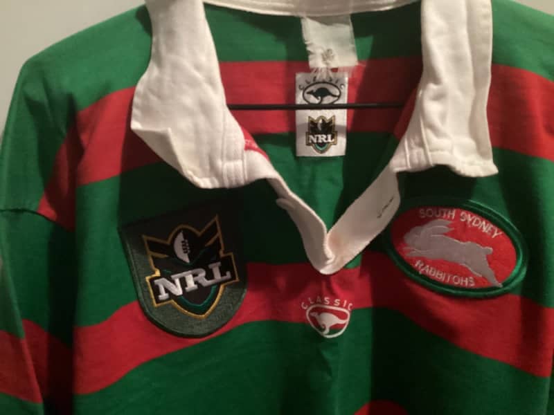 South Sydney Rabbitohs NRL Rugby League Shirt Jersey Youth Size 14