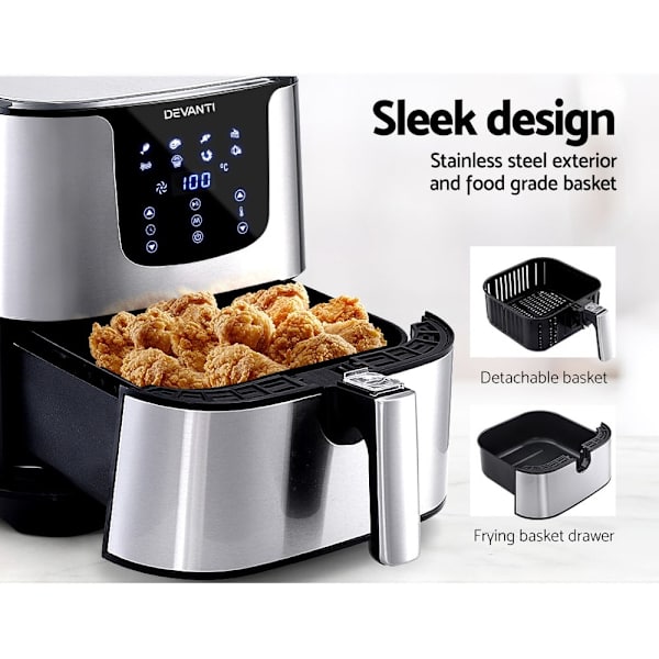 Air Fryer 7L LCD Fryers Oil Free Oven Airfryer Kitchen Healthy Cooker63016484848002113