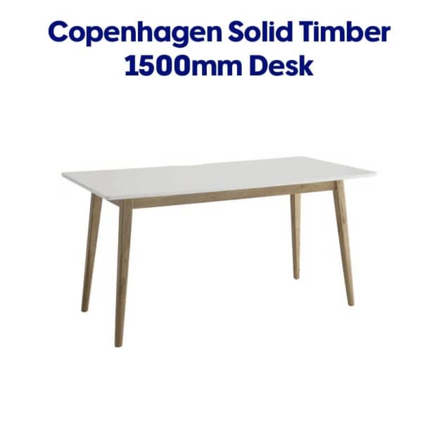 copenhagen solid timber desk