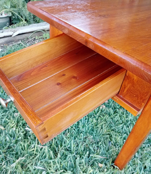Solid Timber Coffee Table with Drawer 62863408204291113