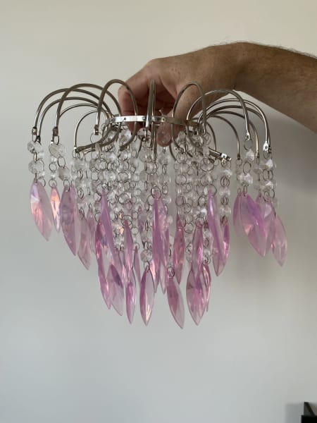 pink droplet light shade