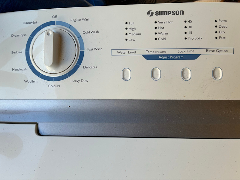 SIMPSON 5:5kg TOP LOAD WASHER63018620240771113