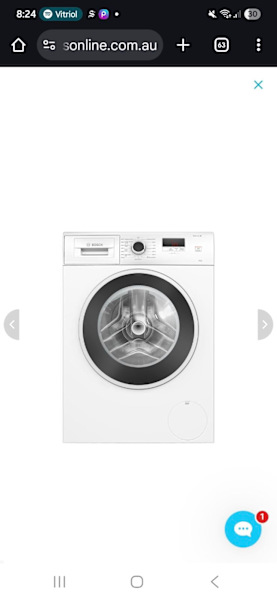 Bosch Front Loader 8kg Washing Machine 63020443604609113