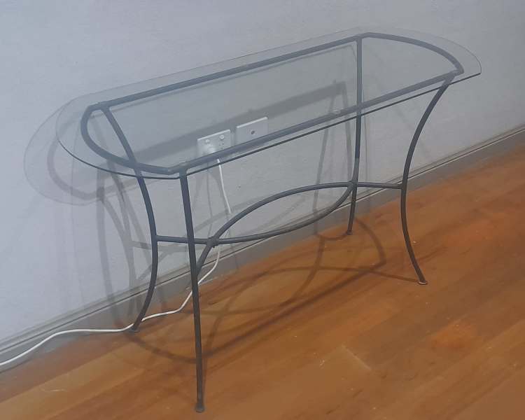 glass buffet table hallway table 62863839262209112