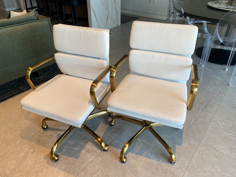 Two Eames Premium Replica Soft Pad Management Office Chair62863413059074119