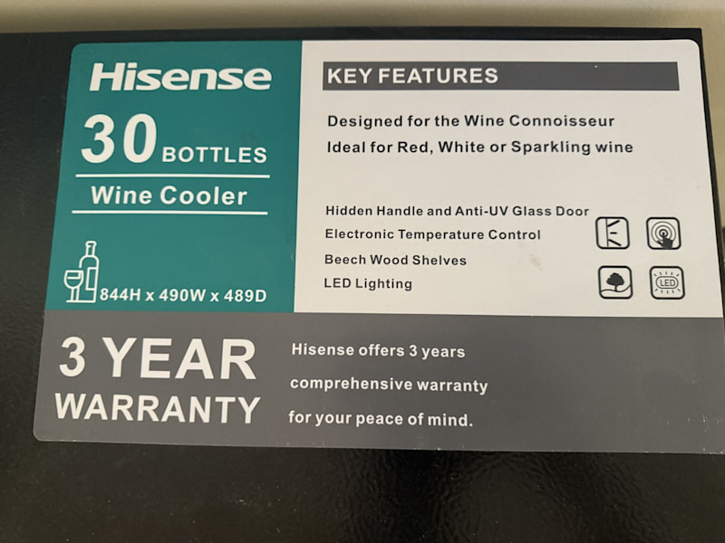 Hisense 30 Bottles Wine Cooler63441842173187110