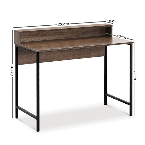 Computer Desk Shelf Oak 100CM62863379182465111