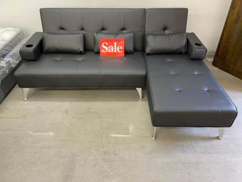 NEW SOFA BED WITH CUP HOLDER CAN DELIVER 628633805713931124