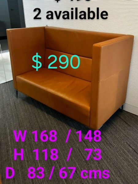 6 Office chairs 2 for $ 20 visitor boardroom meeting reception work 62863384487171112