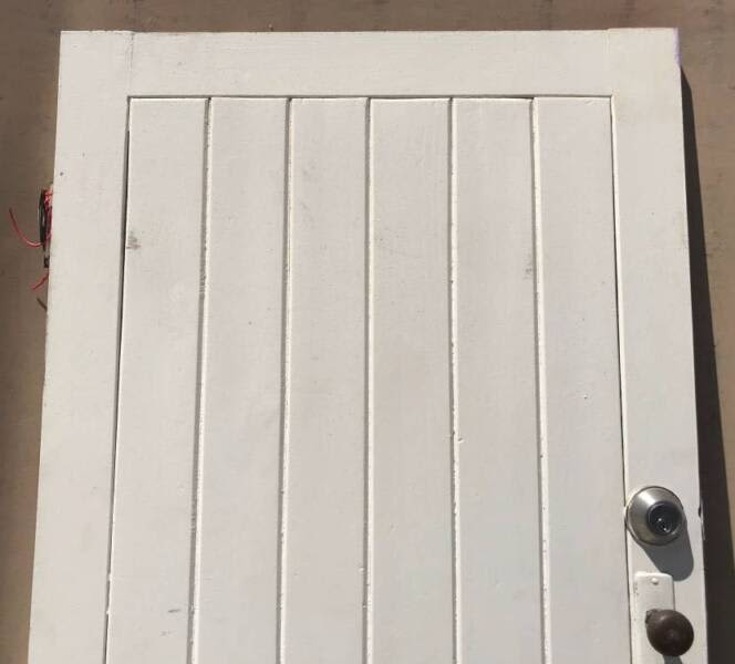 External Door with Deadlock & Door Handle - 2030x805x30mm63006328423426112