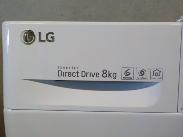 Item 2971 LG 8kg Washing Machine (Inc Delivery & Warranty)63017320418434112