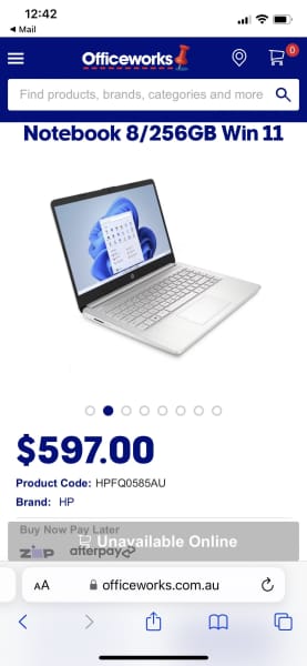 hp stream laptop officeworks