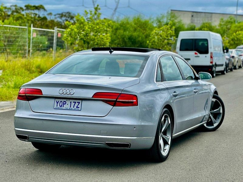 2015 Audi A8 4H MY15 3.0 TDI Quattro Silver, Chrome 8 Speed Automatic Tiptronic Sedan62882738516354112