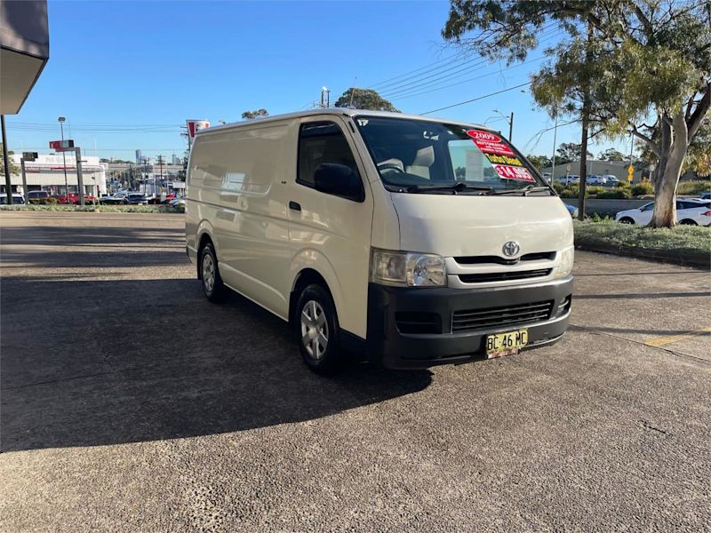 2009 Toyota HiAce KDH201R MY07 Upgrade LWB White 4 Speed Automatic Van62934697264001111