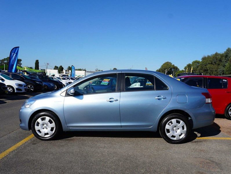 2008 Toyota Yaris NCP93R YRS Blue 4 Speed Automatic Sedan62882736361603113