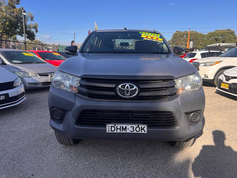 2015 TOYOTA HILUX WORKMATE TURBO DIESEL 4X4, MANUAL, REGO, LOGBOOKS DUAL CAB UTILITY62933711127681111