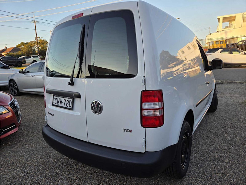 2012 Volkswagen Caddy 2K MY13 TDI250 White 7 Speed Auto Direct Shift Van62882728572675114