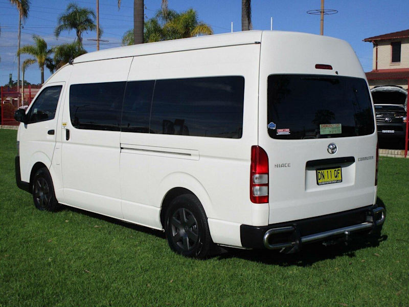 2015 Toyota HiAce KDH223R MY14 Commuter White 4 Speed Automatic Bus62934696386307113