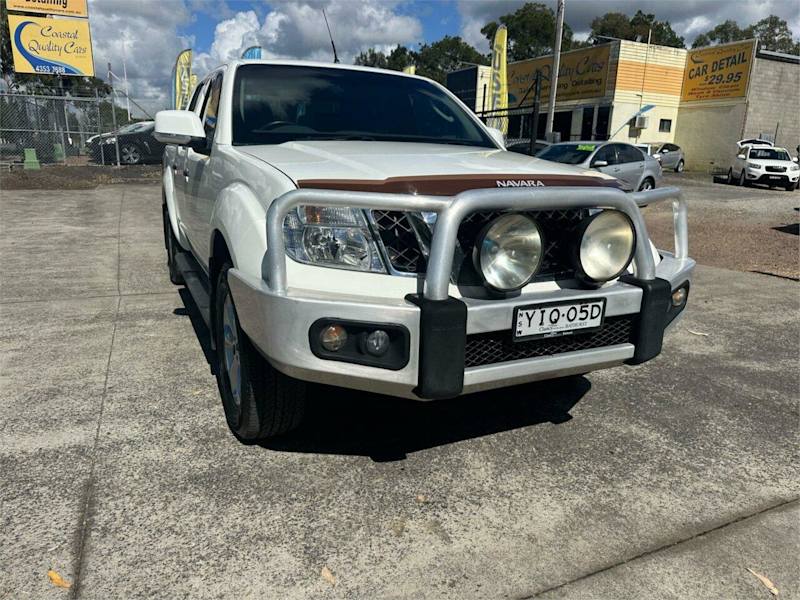 2012 Nissan Navara D40 MY12 ST (4x4) White 6 Speed Manual Dual Cab Pick-up62937624379650111