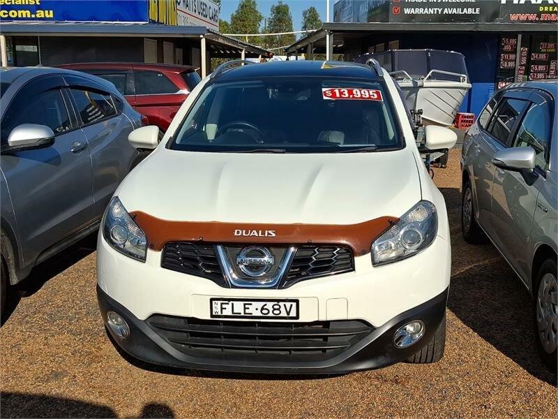 2014 Nissan Dualis J10 MY13 +2 TI-L (4x4) White 6 Speed CVT Auto Sequential Wagon62933713049346111