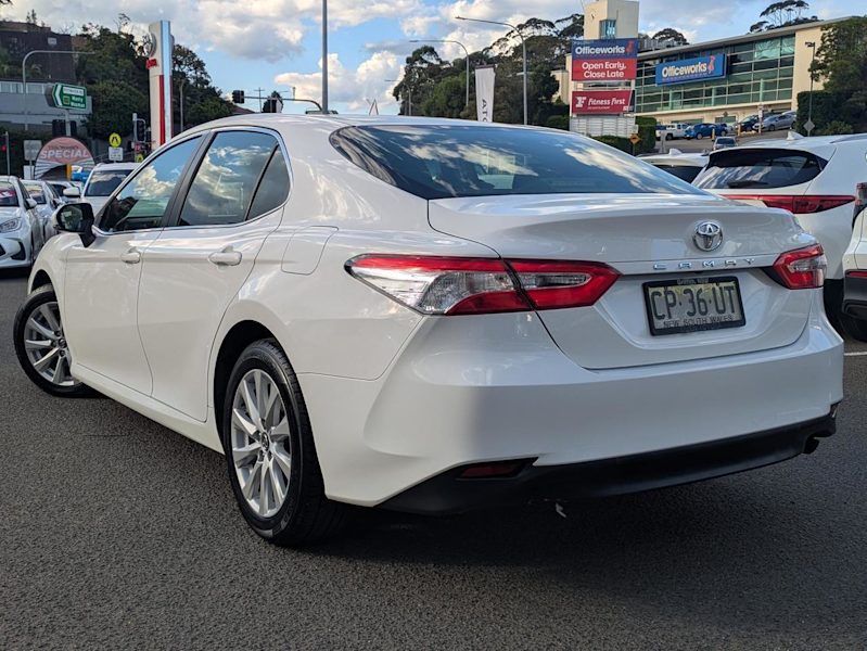 2018 Toyota Camry ASV70R Ascent White 6 Speed Sports Automatic Sedan62937626307459112