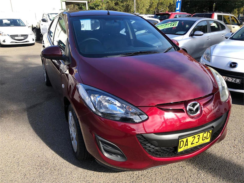 2011 Mazda 2 DE10Y1 MY11 Neo Red 5 Speed Manual Hatchback62932714725251114