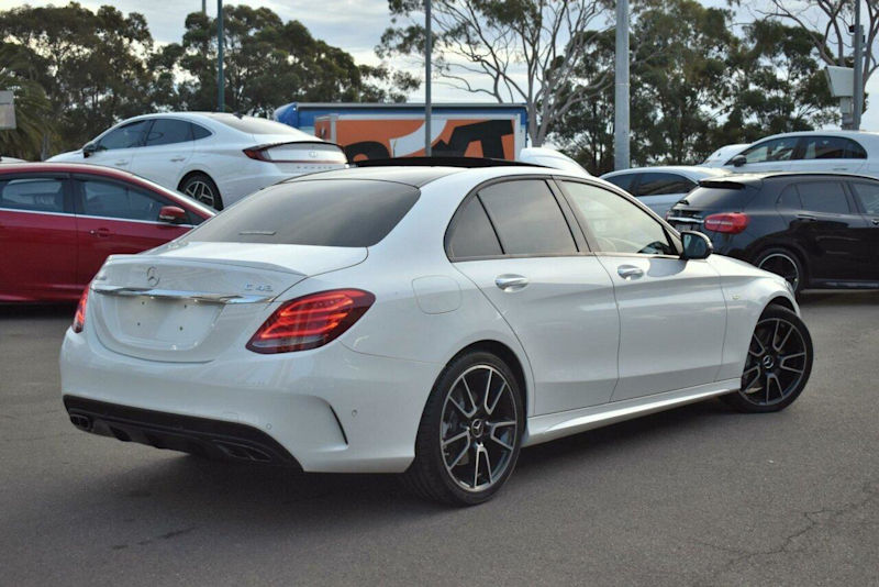2017 Mercedes-Benz C-Class W205 C43 AMG Sedan 4dr 9G-TRONIC 9sp 4MATIC 3.0TT [Jun] Polar White62933712932609111