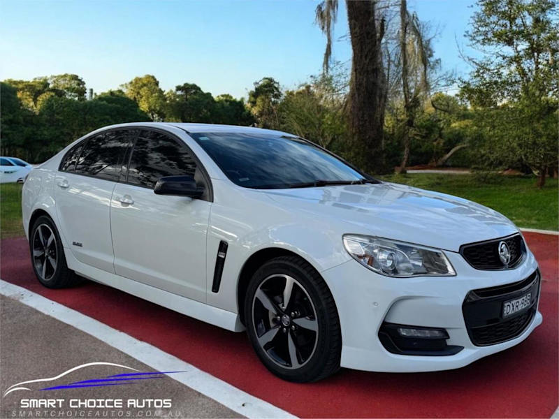 2016 Holden Commodore Vfii MY16 SV6 Black Edition White 6 Speed Automatic Sedan62936663592961116