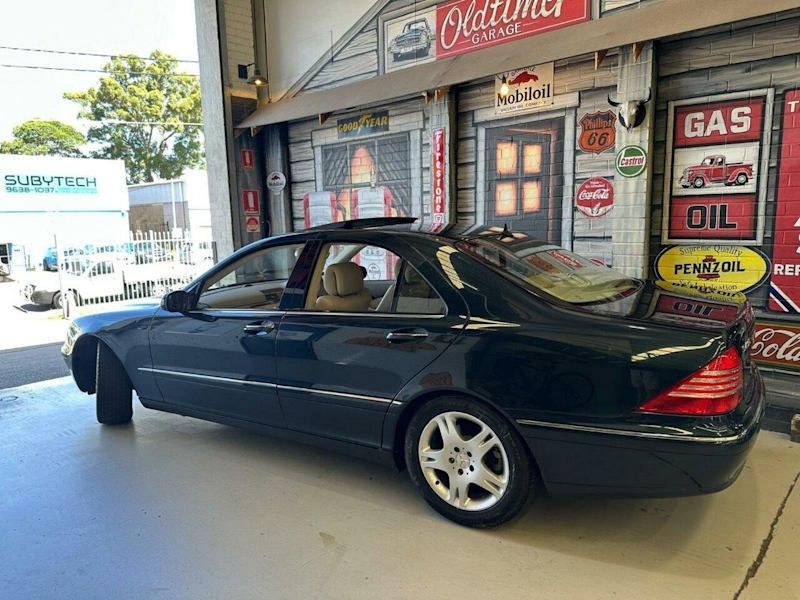 2005 Mercedes-Benz S-Class W220 MY05 S430 Green Black 7 Speed Sports Automatic Sedan62933713206273112