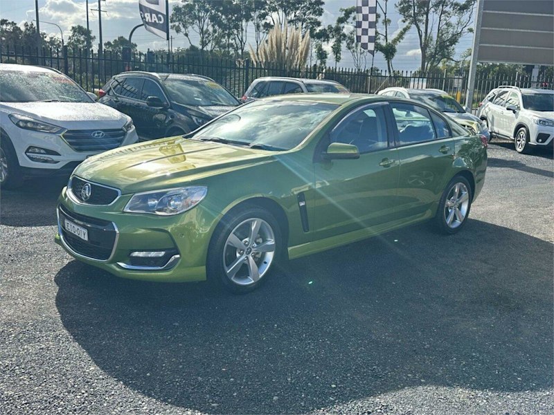 2016 Holden Commodore VF II SV6 Green 6 Speed Manual Sedan62937623713794113