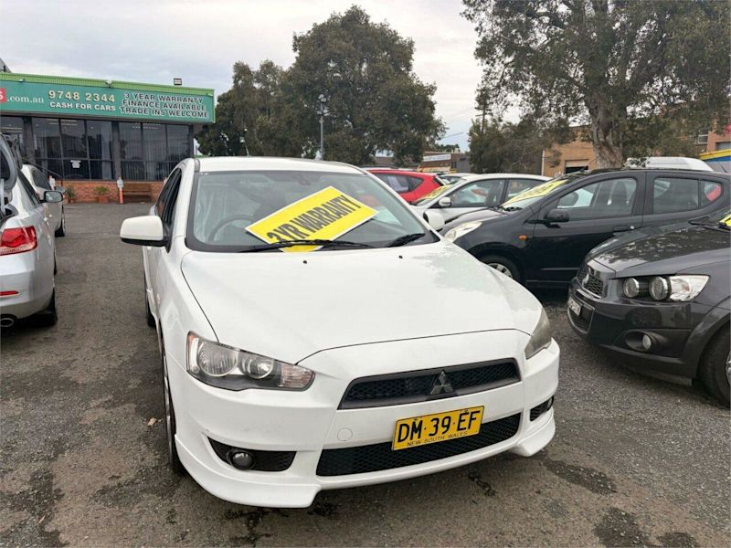 2008 Mitsubishi Lancer CJ MY09 VR-X Sportback White 6 Speed Constant Variable Hatchback62934696323970111