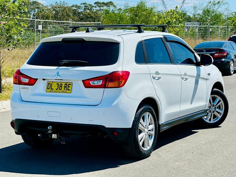 2013 Mitsubishi ASX XB MY13 Aspire (2WD) White Continuous Variable Wagon62882773099266113