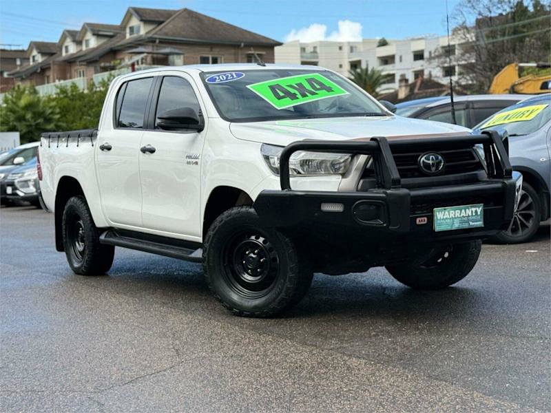 2021 Toyota Hilux GUN126R Facelift SR (4x4) White 6 Speed Automatic Double Cab Pick Up62885349210370114