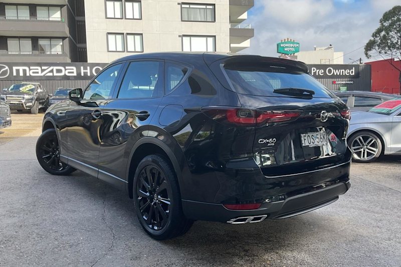 2025 Mazda CX-60 KH0HB P50e Skyactiv-Drive i-ACTIV AWD Evolve Jet Black 8 Speed62882765618435112