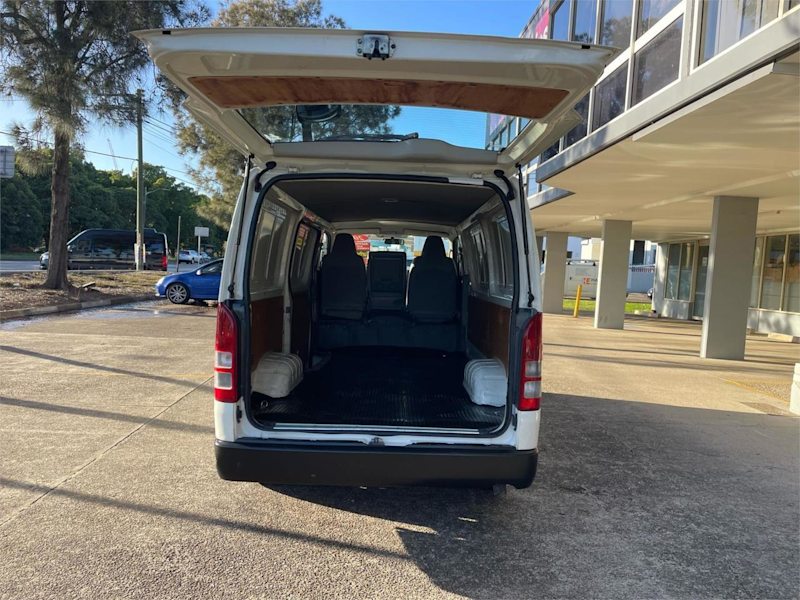 2009 Toyota HiAce KDH201R MY07 Upgrade LWB White 4 Speed Automatic Van62934697264001114