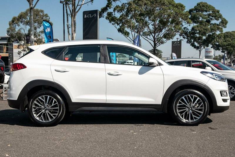 2019 Hyundai Tucson TL3 MY19 Active X AWD White 8 Speed Sports Automatic Wagon62882772291970112