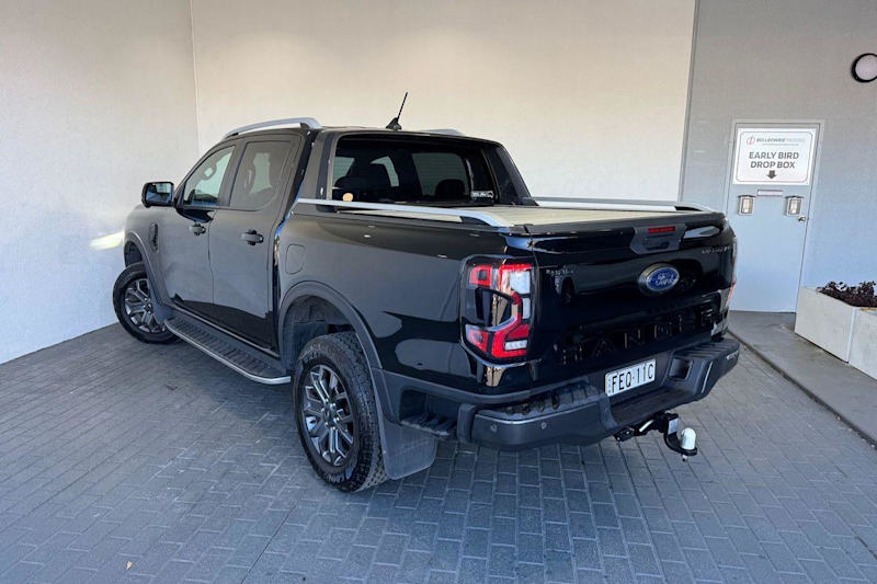 2023 Ford Ranger PY 2024.00MY Wildtrak FullTime 4WD DR Shadow Black 10 Speed Sports Automatic62940490681089114