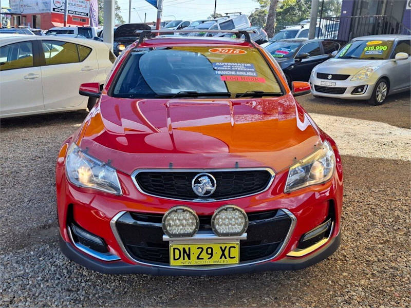 2016 Holden Commodore VF II MY16 SV6 Red 6 Speed Sports Automatic Sedan62934702351361111