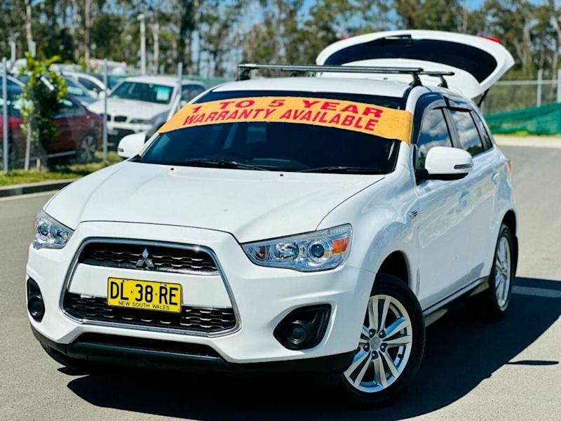 2013 Mitsubishi ASX XB MY13 Aspire (2WD) White Continuous Variable Wagon62882773099266111