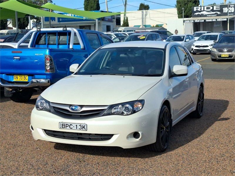 2010 Subaru Impreza G3 MY10 R AWD White 4 Speed Sports Automatic Sedan62933708434433112
