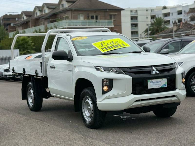 2022 Mitsubishi Triton MR MY23 GLX (4x2) White 6 Speed Manual Cab Chassis62882764545155110