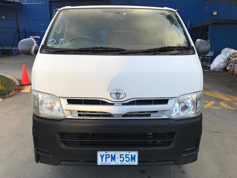 2011 Toyota HiAce LWB TRH201R MY11 UPGRADE White Automatic Van62935685677826112