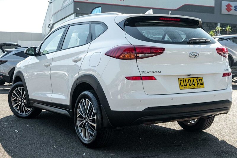 2019 Hyundai Tucson TL3 MY19 Active X AWD White 8 Speed Sports Automatic Wagon62882772291970111