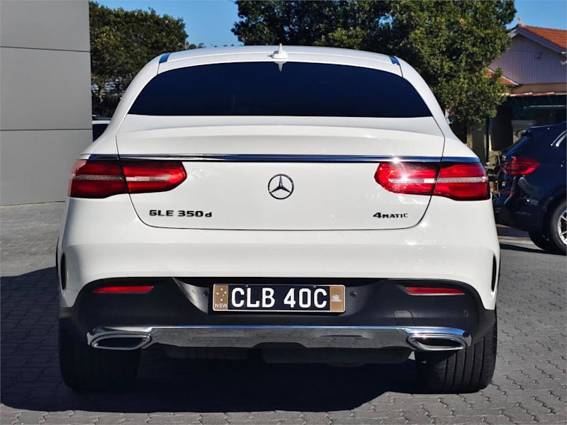 2016 Mercedes-Benz GLE350d 4Matic 292 MY17 White 9 Speed Automatic Coupe62934700161921114