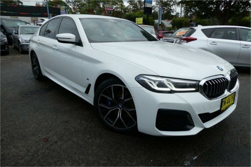 2022 BMW 5 G30 30d M Sport LCI White 8 Speed Auto Steptronic Sport Sedan62882726965122110