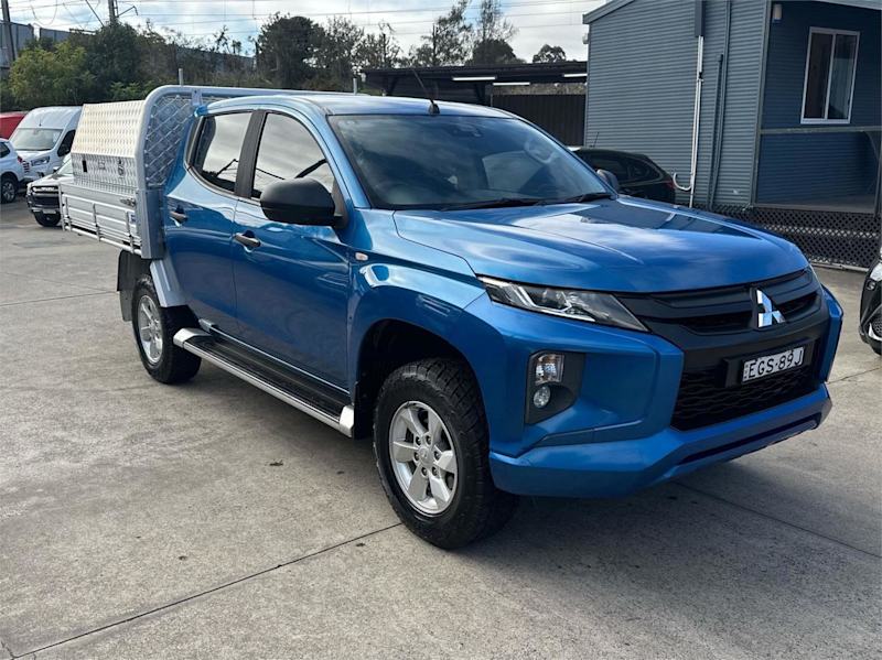 2019 Mitsubishi Triton MR MY20 GLX+ Double Cab Blue 6 Speed Sports Automatic Utility62934706558082110